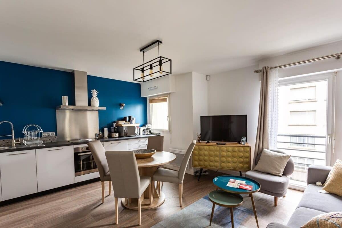 Le Saint Helier -Appartement Cosy Et Calme Parking レンヌ エクステリア 写真