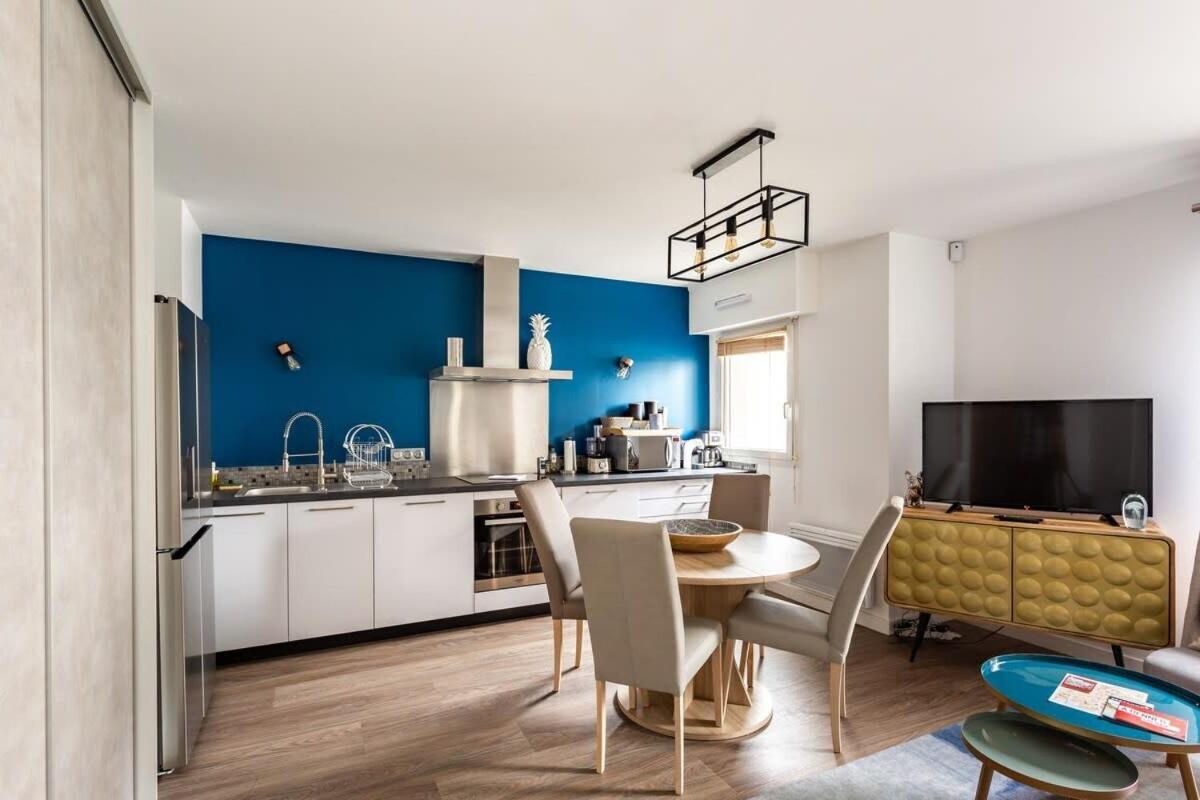 Le Saint Helier -Appartement Cosy Et Calme Parking レンヌ エクステリア 写真
